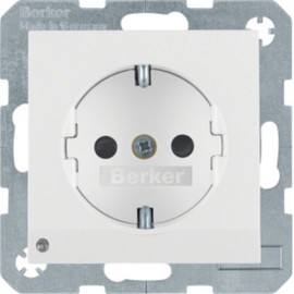 BERKER Steckdose-LED-S B-x-pwg