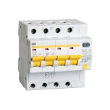 Дифференциальный переключатель IEK AD14 C 30 мА 32 A 4P 220 В