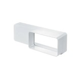 Соеденитель воздуховода Ventika KP55-60 60 x 204 x 30mm пластик белый