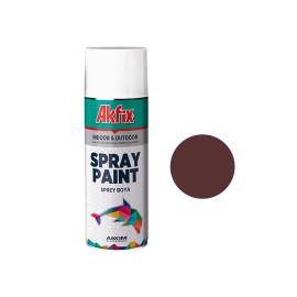 Аэрозольная краска AKFIX GLOSSY BROWN RAL8017 400 мл
