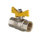 Шаровой кран бабочка Bugatti EH05540005 3/4'' f (мама)-F (мама) латунь