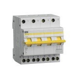 Перекидной рубильник IEK BPT-63 4P 16 A 400 В