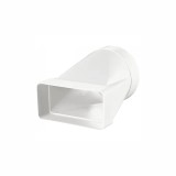 Соеденитель воздуховода Vents 812 125 x 204 x 60mm пластик белый