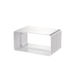 Соеденитель воздуховода Vents 818 91 x 204 x 60mm пластик белый