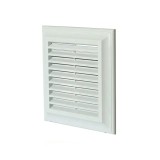Решетка вентиляций cu sită Ventika EL300 AR 301 x 146mm пластик белый