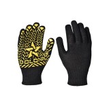 Перчатки с ПВХ покрытием DOLONI 562/578 XL чёрный/Жёлтый