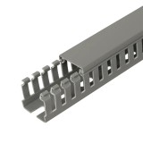 Кабельный канал 2000 x 25 x 60 мм перфорированный ПВХ серый