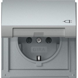 GIRA SCHUKO-KD-Gira-TX F-Alu