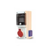 Блок с одной  розеткой Scame 623.RO0001 5P 32 A 230 В IP44