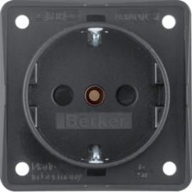 BERKER Steckdose-erh-BS-Integro-anthr