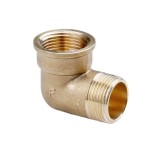Отвод Bugatti 1/2'' m (папа)-F (мама) латунь