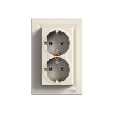 Двойная розетка Schneider-Electric Аsfora 