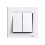 Двойной выключатель Schneider-Electric Asfora 