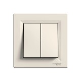 Переключатель двойной проходной Schneider-Electric Asfora 
