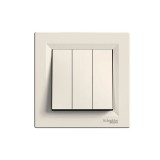 Тройной выключатель Asfora 10 A 220 - 240 В Кремовый Schneider-Electric